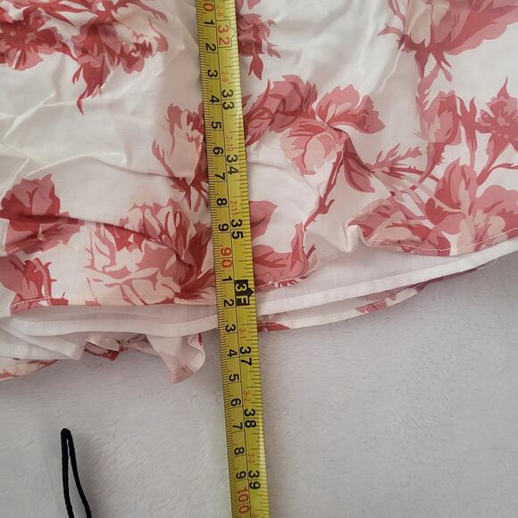 Bardot XXL US 12 AU 16 Eden Red Floral Deep V Neck Cottage Country Sundress NWT - Picture 12 of 12